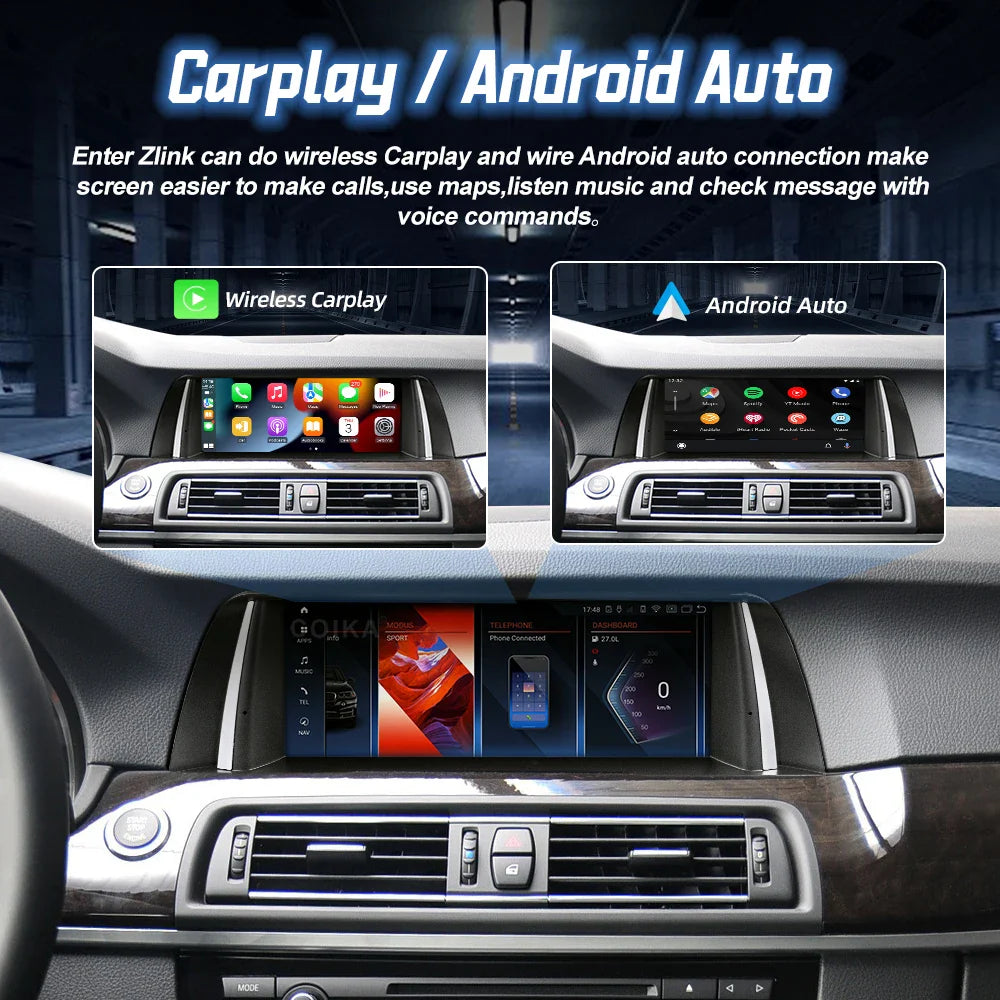 COIKA 10.25'' Wireless Carplay do BMW F10 F11 2011-2016