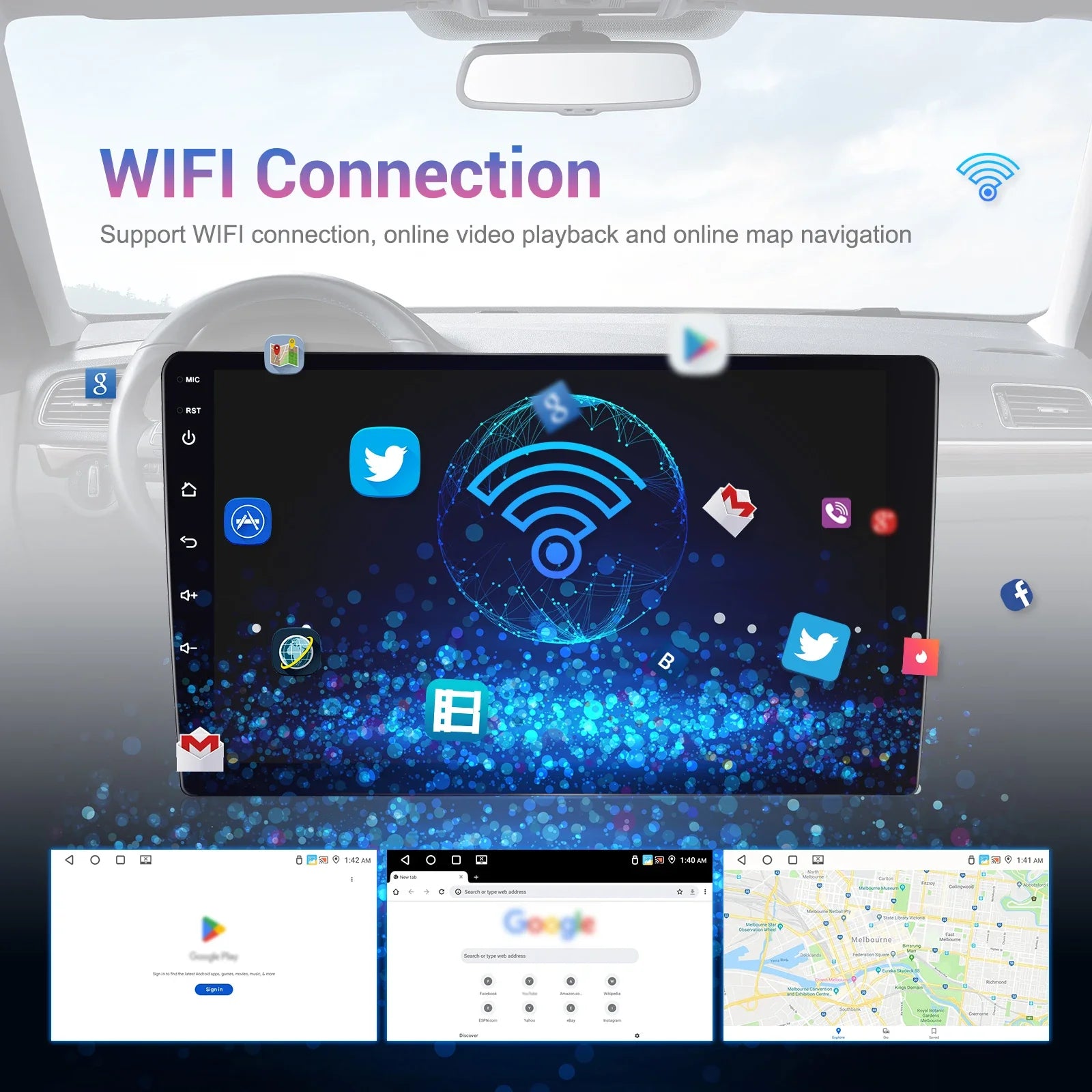 Podofo Wireless CarPlay do Smart Fortwo 451 2005-2015