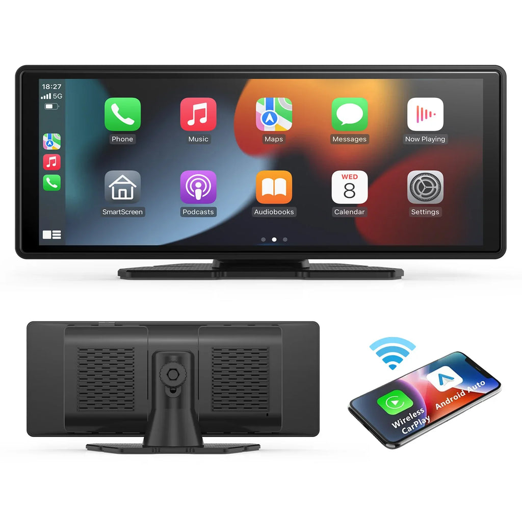 Uniwersalny ekran z Wireless Carplay do samochodu z dotykowym ekranem