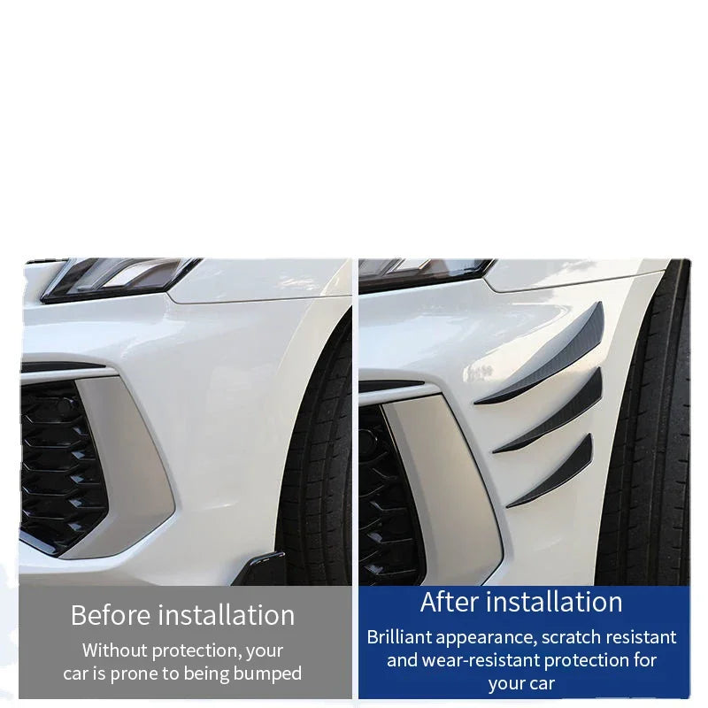 4/6x dekoracyjne wloty zderzaka samochodowego