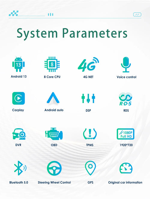 Android 13 Autoradio Carplay do Audi A4 A5 S4 S5