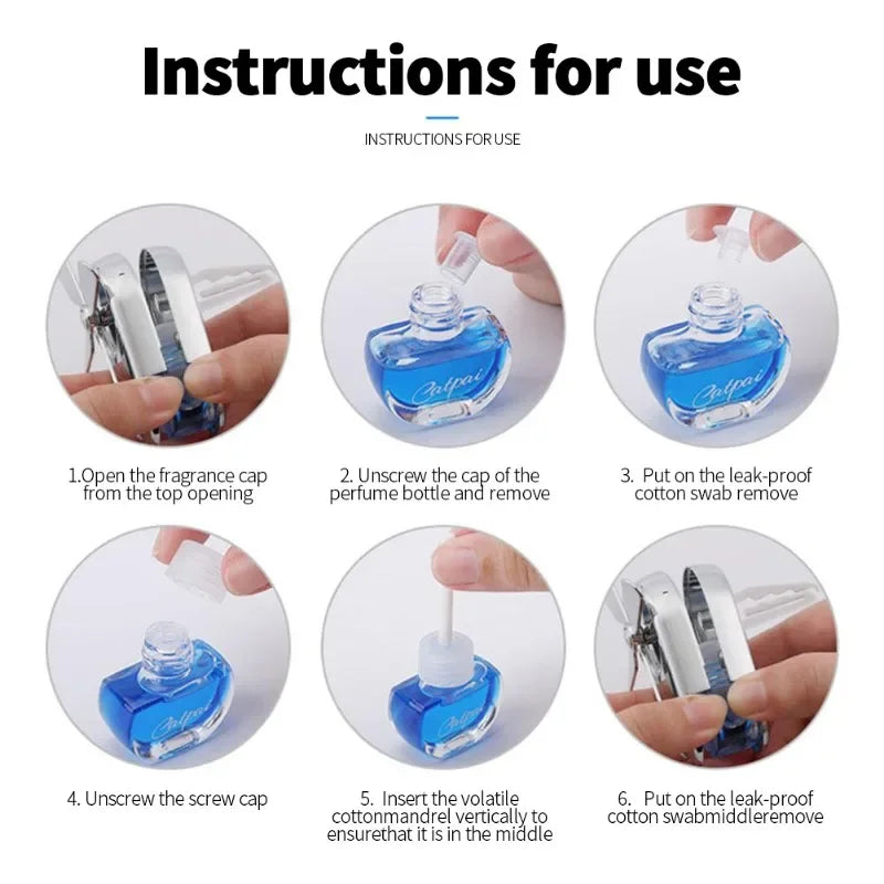 Obrotowy odświeżacz powietrza – mini aromaterapia do auta