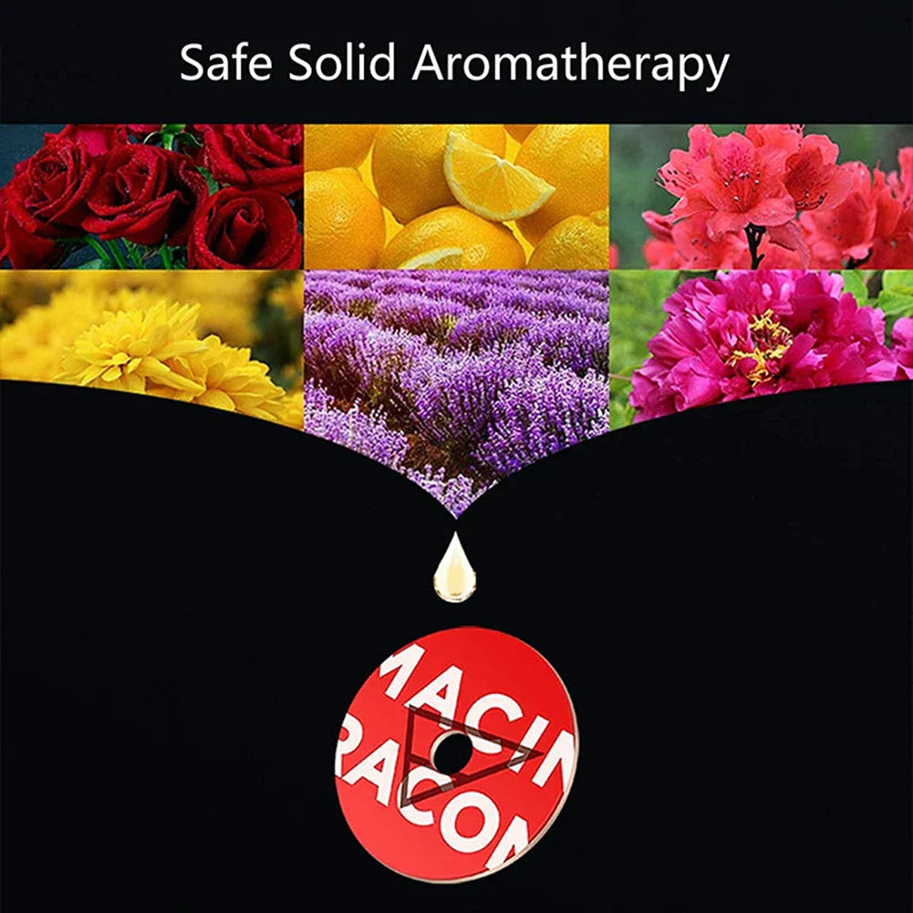 Zestaw odświeżaczy do auta – zapachowy gramofon na wentylację