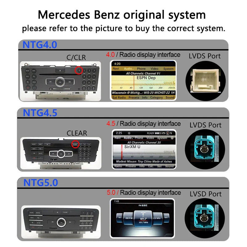 8.8-calowy Android AUTO multimedia do Mercedes-Benz C-Class W204 S204