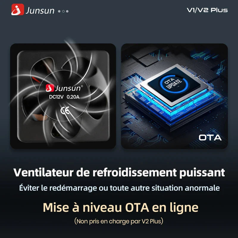 Junsun CarPlay Android Auto do Ford Focus 2 3 Mk2 Mk3 2004-2011