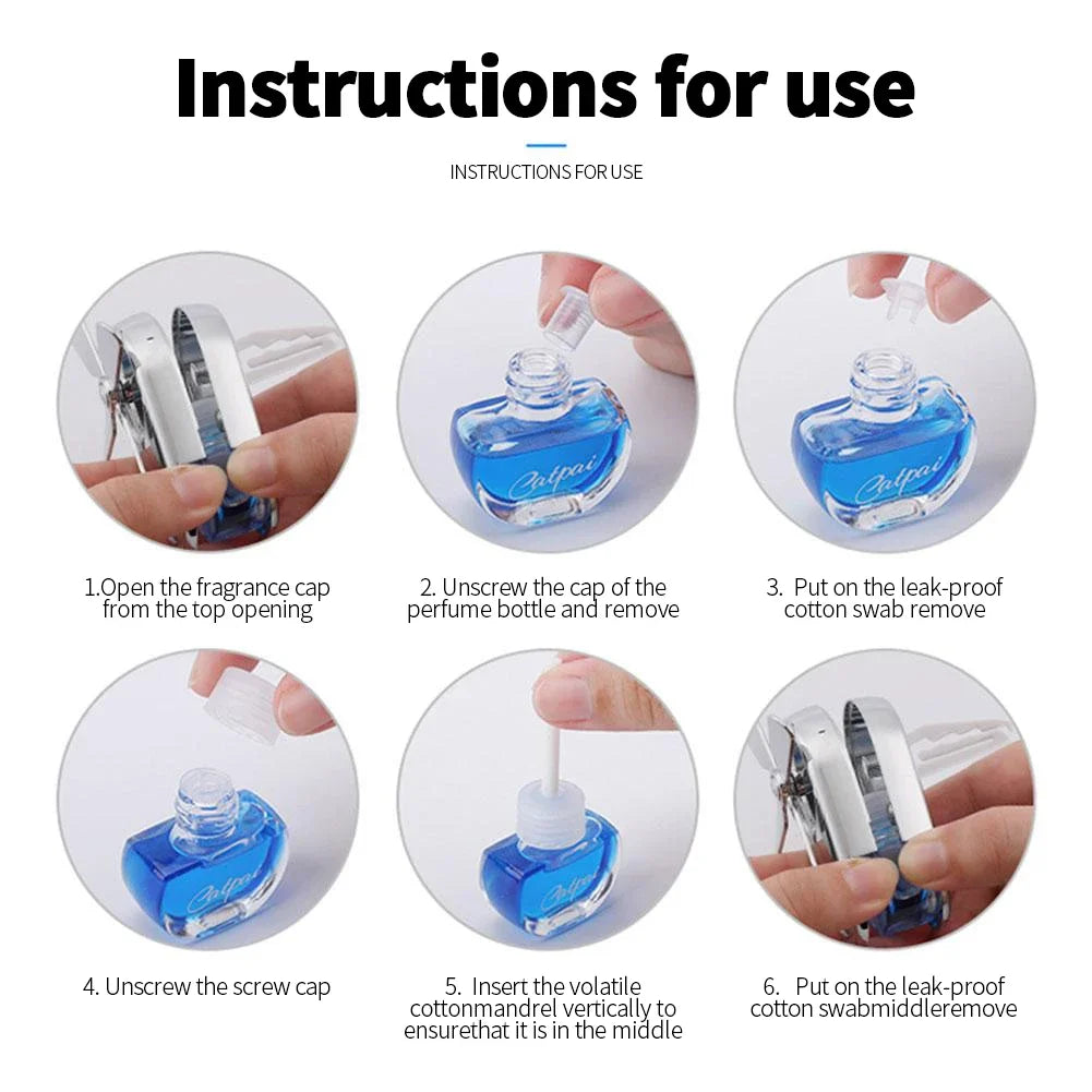 Obrotowy odświeżacz powietrza – mini aromaterapia do auta