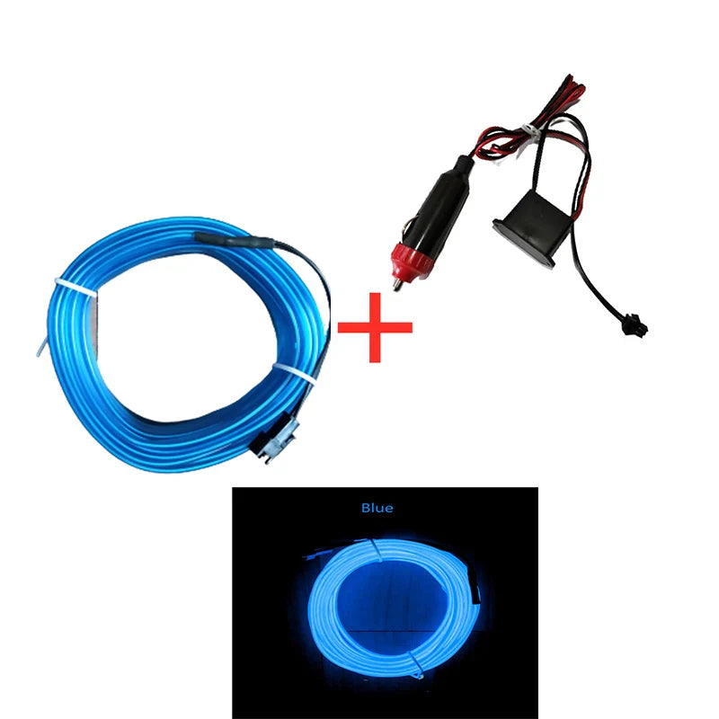 5m taśma LED do wnętrza samochodu z USB