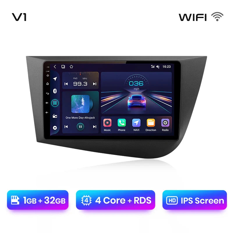 Junsun Wireless CarPlay Android Auto do Seat Leon MK2 2005-2012