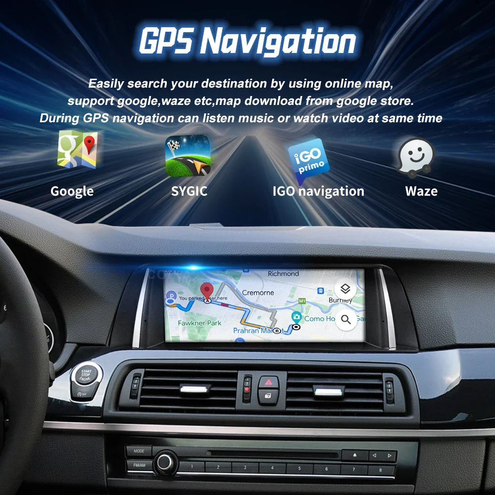 COIKA 10.25'' Wireless Carplay do BMW F10 F11 2011-2016