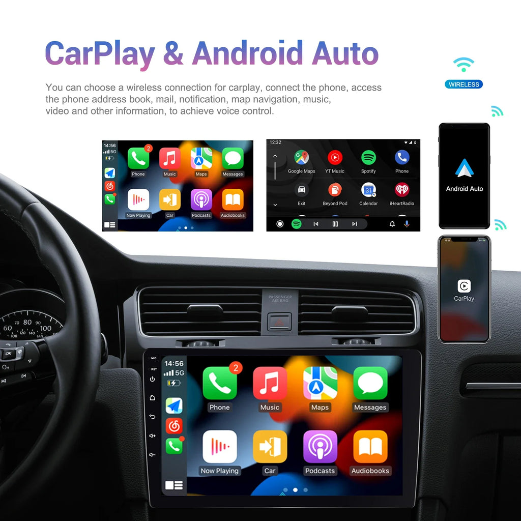 Podofo Wireless CarPlay do Smart Fortwo 451 2005-2015